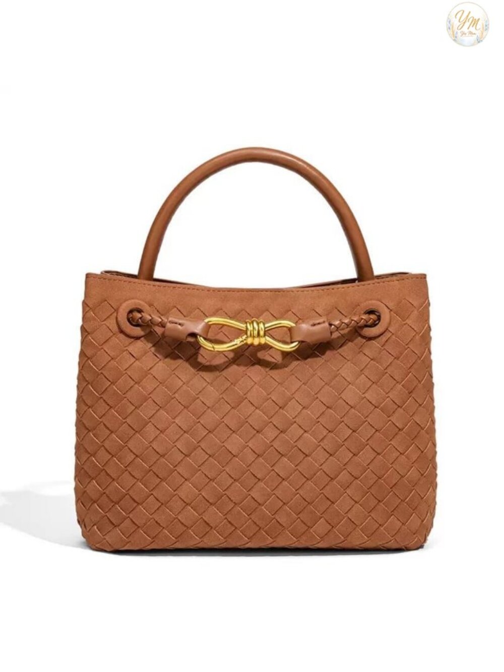 Woven Tote Bag Leather Shoulder Handbag Designer Top Handle Purses